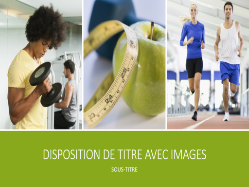 Présentation - Santé et remise en forme (grand écran)