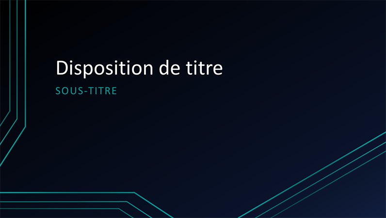 Présentation Circuit trois lignes (grand écran) Présentation Circuit trois lignes (grand écran)