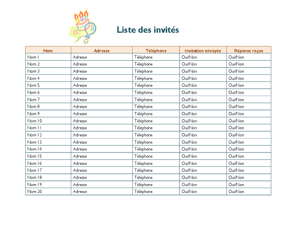 Liste D Invites