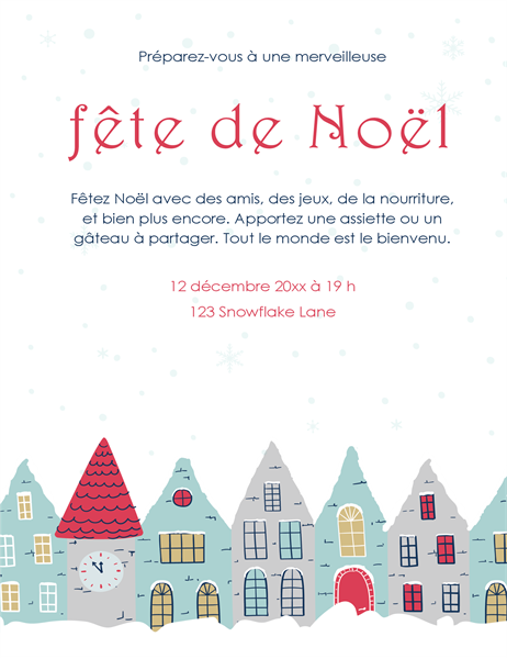Prospectus de fête hivernale Prospectus de fête hivernale