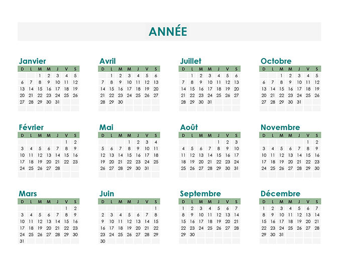 Créateur de calendrier (perpétuel) Créateur de calendrier (perpétuel)