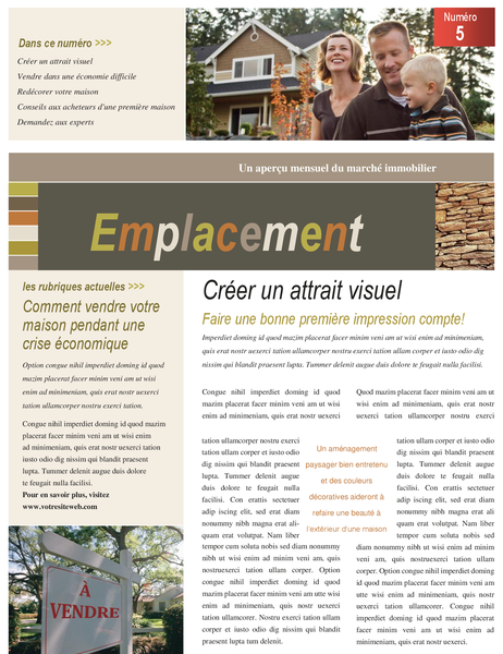 Bulletin d’informations immobilière (4 pages) Bulletin d’informations immobilière (4 pages)