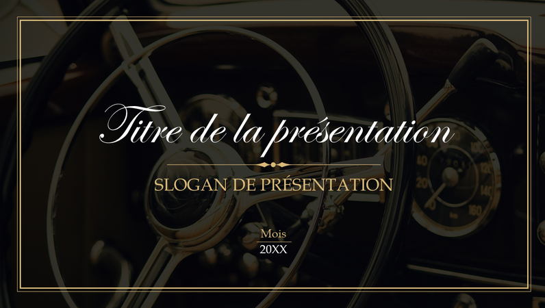 Présentation d'époque Présentation d'époque