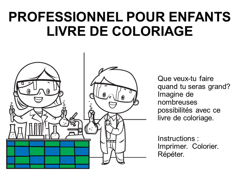Album de coloriage Métiers pour enfants Album de coloriage Métiers pour enfants