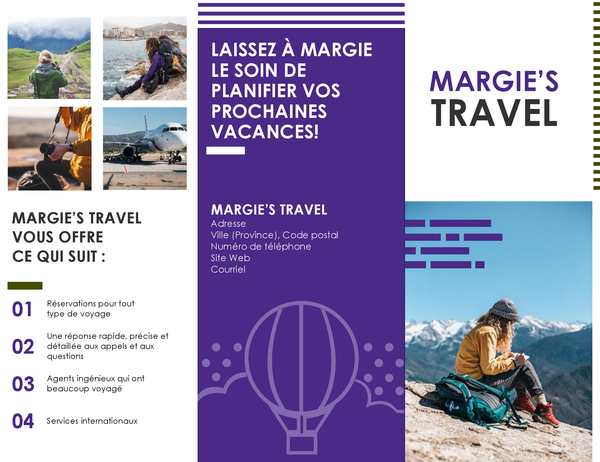 Brochure de voyage Brochure de voyage