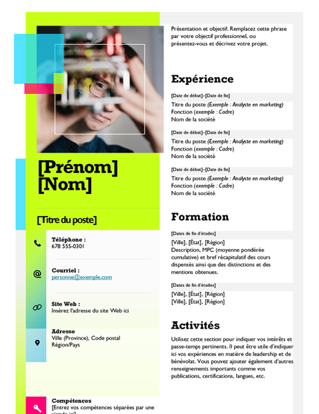 CV Pense-bête CV Pense-bête