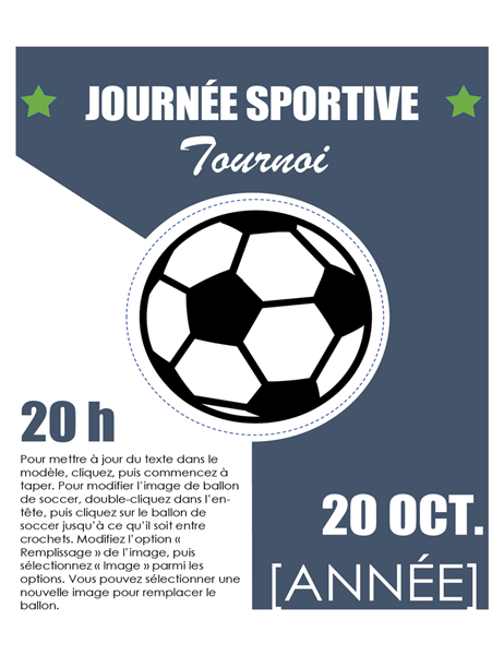 Prospectus d’événement de journée sportive Prospectus d’événement de journée sportive