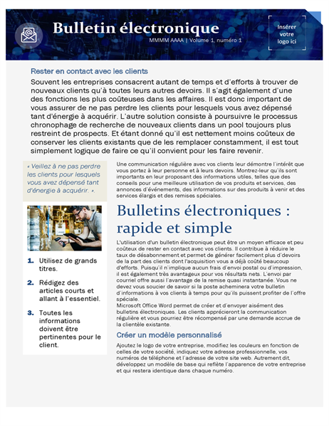 Modèle de marketing par courriel pour petite entreprise Modèle de marketing par courriel pour petite entreprise