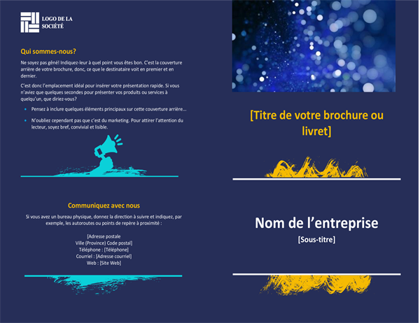 Brochure avec logo moderne Brochure avec logo moderne