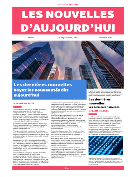 Journal moderne Journal moderne