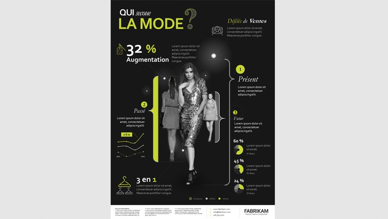 Affiche d’infographie Mode Affiche d’infographie Mode