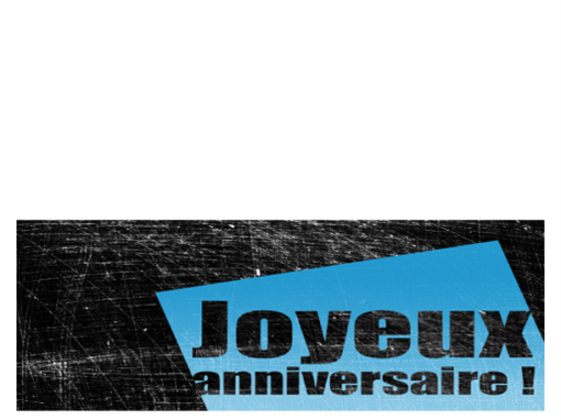 Carte d’anniversaire avec arrière-plan rayé (noir, bleu, deux volets) Carte d’anniversaire avec arrière-plan rayé (noir, bleu, deux volets)