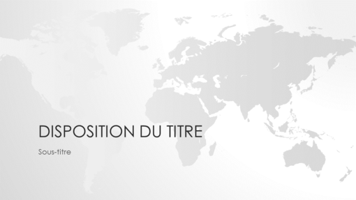 Série des cartes du monde, présentation Monde (grand écran) Série des cartes du monde, présentation Monde (grand écran)