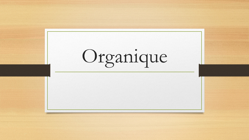 Bois organique foncé Bois organique foncé