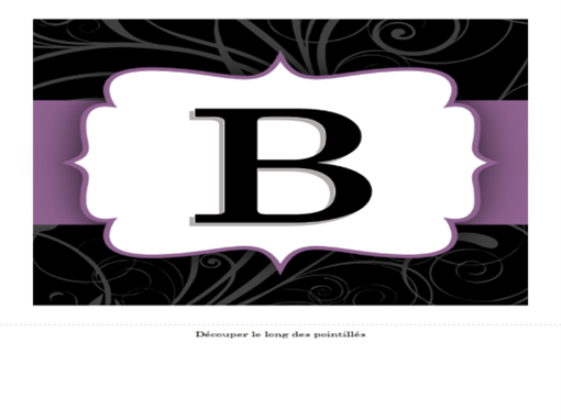 Bannière d’anniversaire (ruban violet) Bannière d’anniversaire (ruban violet)