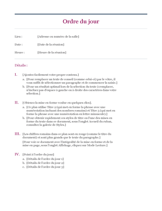 Ordre du jour cse pdf