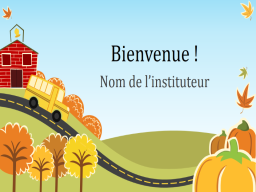 Rentrée des classes - école primaire (grand écran) Rentrée des classes - école primaire (grand écran)