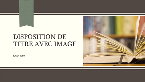 Présentation académique (grand écran)