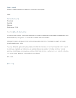 Lettre commerciale formelle - Office Templates