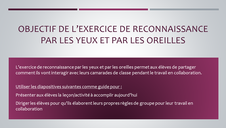 Présentation Le cours idéal Présentation Le cours idéal