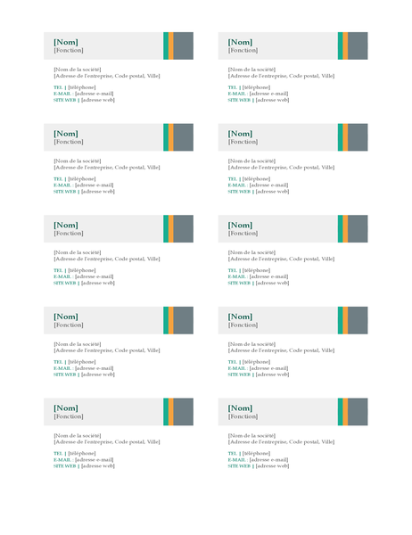 Business cards (Sales Stripes design, 10 per page) Business cards (Sales Stripes design, 10 per page)