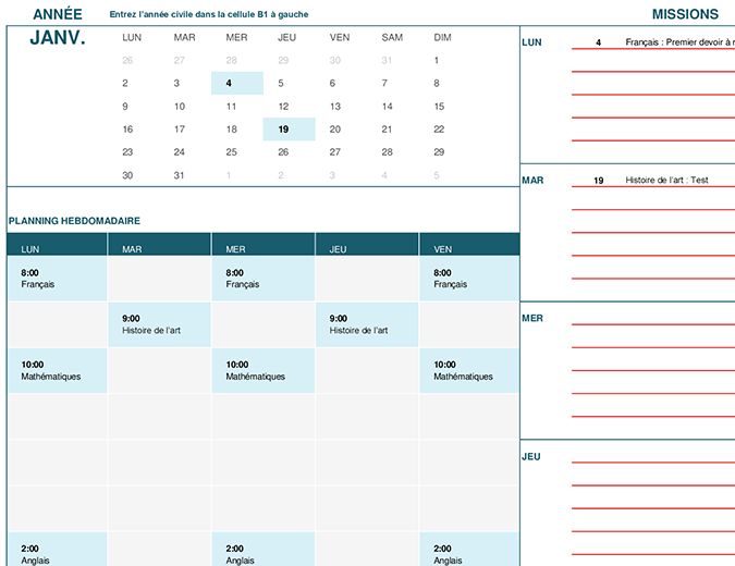 Schul- und Studiumskalender (Mo) Schul- und Studiumskalender (Mo)
