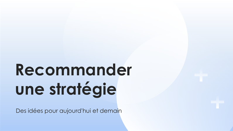 Präsentation der Unternehmensstrategie Präsentation der Unternehmensstrategie
