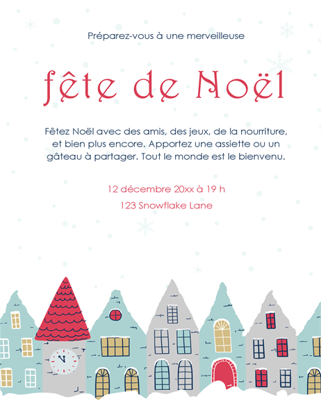 Prospectus de fête hivernale Prospectus de fête hivernale
