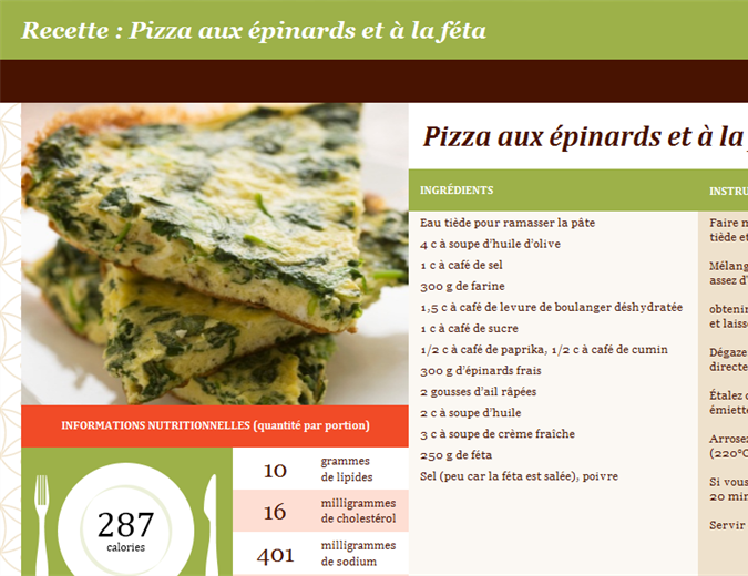 Suivi de recette Suivi de recette