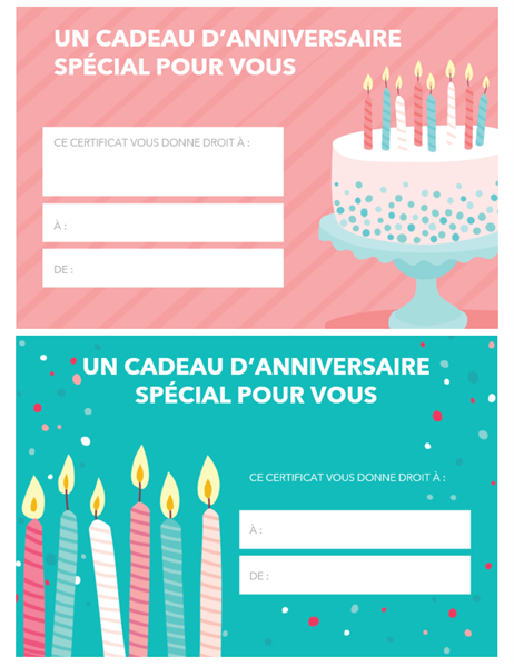 Cadeau d'anniversaire Cadeau d'anniversaire