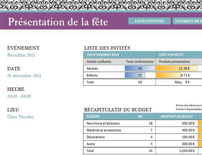 Préparatifs pour les fêtes Préparatifs pour les fêtes
