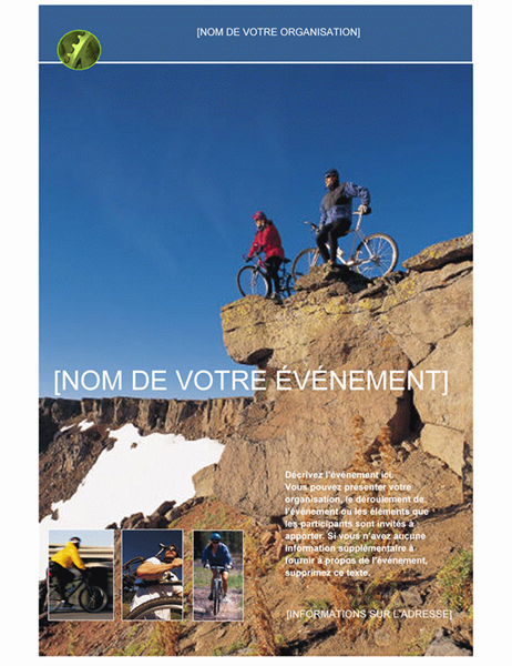Prospectus d’événement sportif à l’extérieur Prospectus d’événement sportif à l’extérieur