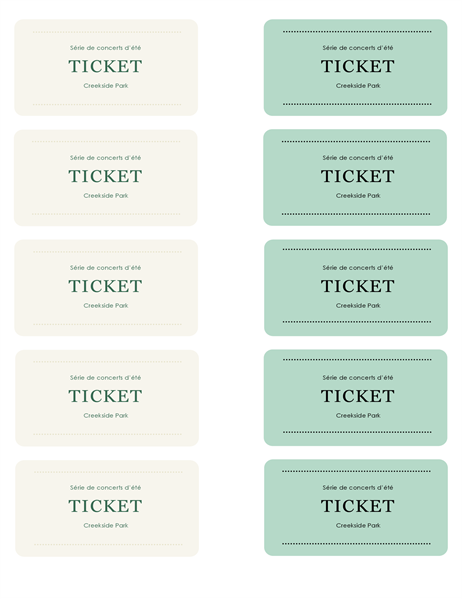 Tickets für eine Veranstaltung Tickets für eine Veranstaltung
