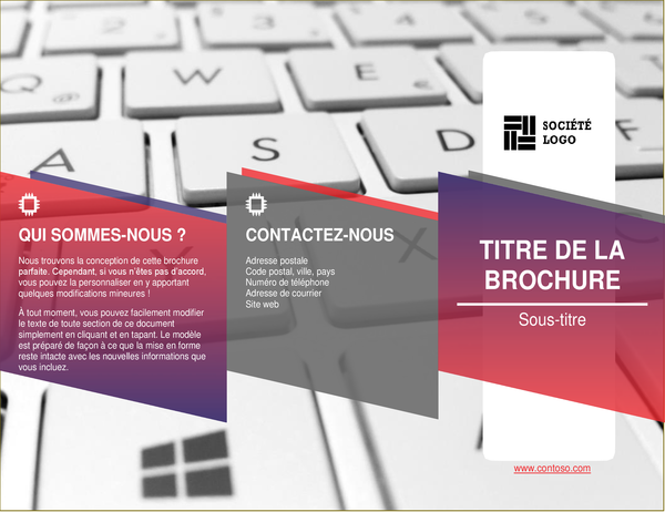 Brochure moderne Brochure moderne