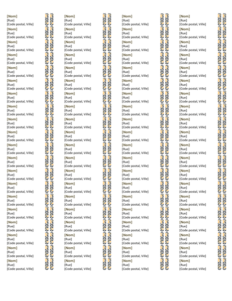 Étiquettes vigne (80 par page) Étiquettes vigne (80 par page)