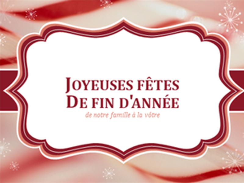 Torsades de sucre d’orge - cartes de Noël (2 par page) Torsades de sucre d’orge - cartes de Noël (2 par page)