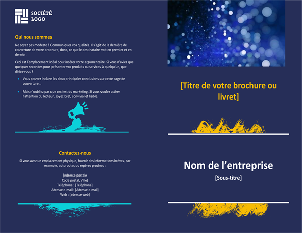 Brochure logo moderne Brochure logo moderne