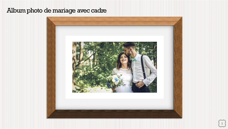 Album photo de mariage avec cadre Album photo de mariage avec cadre