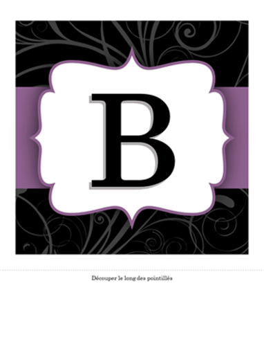 Bannière d’anniversaire (ruban violet) Bannière d’anniversaire (ruban violet)