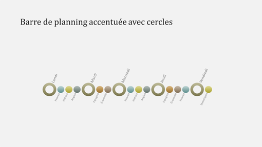 Barre de planning (grand écran) Barre de planning (grand écran)