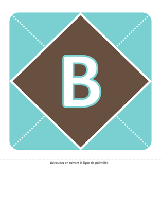 Bannière de bienvenue bébé garçon