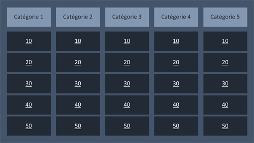 Quiz (arrière-plan Questions-Réponses, grand écran) Quiz (arrière-plan Questions-Réponses, grand écran)