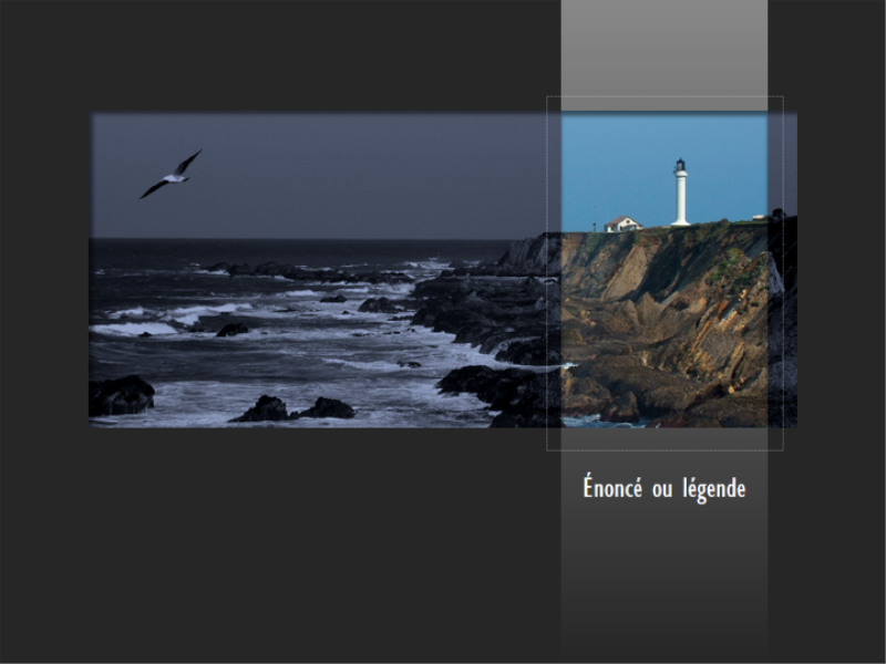 Image recolorée animée qui s’affiche avec effet de fondu au-dessus d’une copie en noir et blanc Image recolorée animée qui s’affiche avec effet de fondu au-dessus d’une copie en noir et blanc
