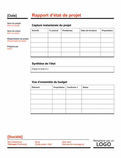 État de projet (rouge) État de projet (rouge)