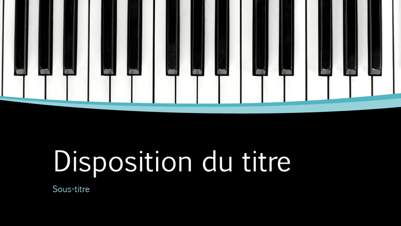 Présentation Courbes musicales (grand écran) Présentation Courbes musicales (grand écran)