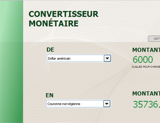 Convertisseur de devises Convertisseur de devises