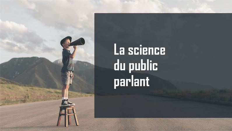 Présentation du projet scientifique (grand écran) Présentation du projet scientifique (grand écran)