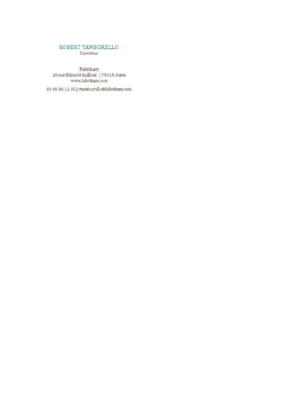 Cartes de visite, mise en page horizontale, sans logo, nom en majuscules Cartes de visite, mise en page horizontale, sans logo, nom en majuscules