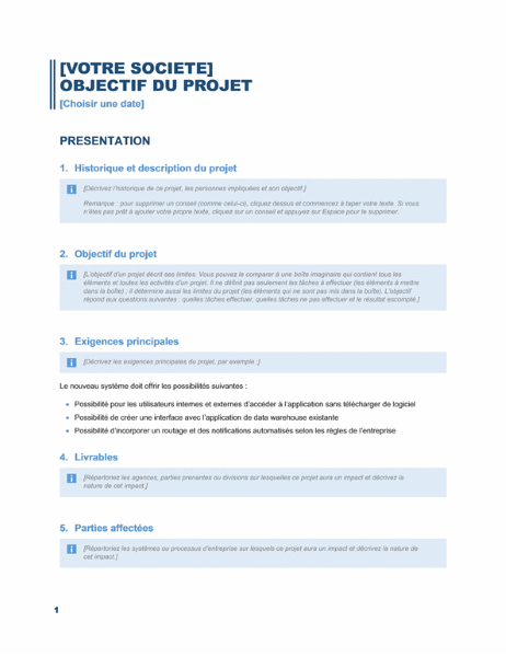 Objectif général de projet Objectif général de projet