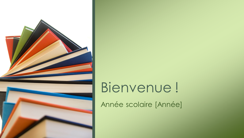 Présentation de rentrée scolaire Présentation de rentrée scolaire